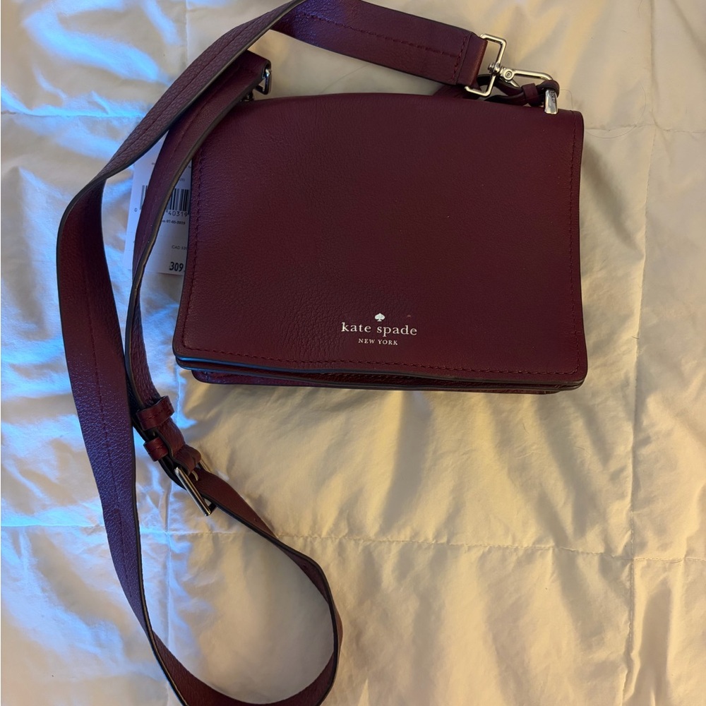 Kate Spade Deep Red Crossbody Bag